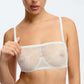 Blush Cascade White Sheer Lace Strapless Bra-3