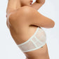 Blush Cascade White Sheer Lace Strapless Bra-4