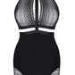 Demoniq Manuela Sheer Lace Top Dress