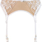 Sheer Mesh Garter Belt Axami Enigma White-2