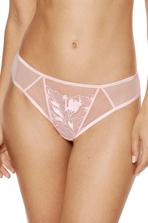 Sheer Mesh Thong Panty Gorteks Coco Pink-0