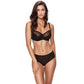 Sheer See Through Full Figure Bra Venice Black-2