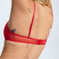 Sheer Wireless Bralette Blush The Mesh Red-1