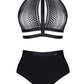 Sheer Lace Bra & High Waist Shorts Demoniq Paloma-3