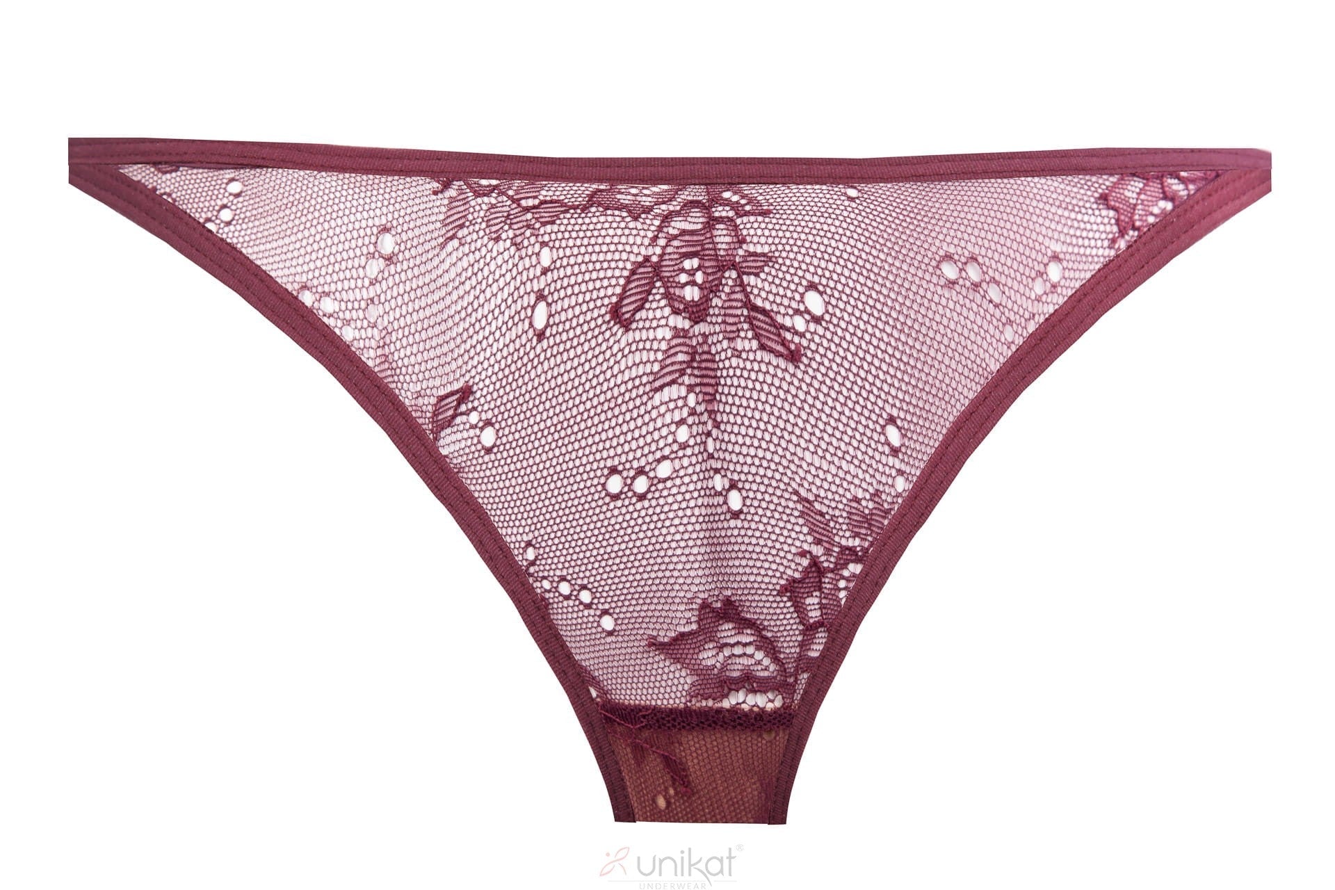 Unikat Caro Sheer Mesh Lace Thong Panty-2