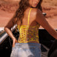 Mapale Daisy Bliss Sheer Mesh Bodysuit