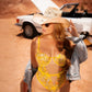 Mapale Daisy Bliss Sheer Mesh Bodysuit