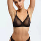 Sheer Mesh Underwire Bra Blush Lotus Black-3