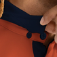 Short Sleeve Polo Contrast // Orange Navy