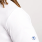 Short Sleeve Polo Contrast // White Blue