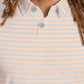 Short Sleeve Polo Stripe // Grey Orange