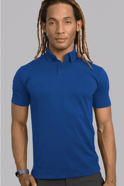 Short Sleeve Polo Solid // Twilight