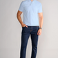 Short Sleeve Polo Solid // Powder Blue