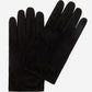 Silvia (black) - Italian suede leather gloves with luxurious cashmere lining