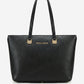 Simona (black) - Italian calf leather women's shoulder bag