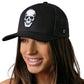 Skull Trucker Hat  |  Snapback