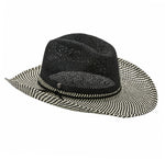 Peter Grimm Sofia straw cowboy hat by HatCountry, natural woven design with curved brim and pinched crown