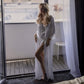 Unikat Ginny Soft Satin Long Sleeve Bathrobe-1