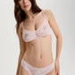 Blush Rosette Pink Soft Mesh Lace Bikini-3