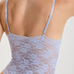 Blush Rosette Lavande Soft Mesh Lace Bodysuit
