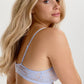 Blush Rosette Lavande Soft Mesh Lace Bralette-1