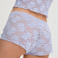 Blush Rosette Lavande Soft Mesh Lace Shorts-3