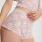 Blush Rosette Pink Soft Mesh Lace Shorts-2