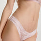 Soft Mesh Lace Thong Blush Rosette Pink-2
