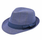 Peter Grimm Stanton cotton fedora hat by HatCountry in a classic structured design