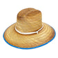 Peter Grimm Star Tracker straw lifeguard hat by HatCountry with wide brim and star detail