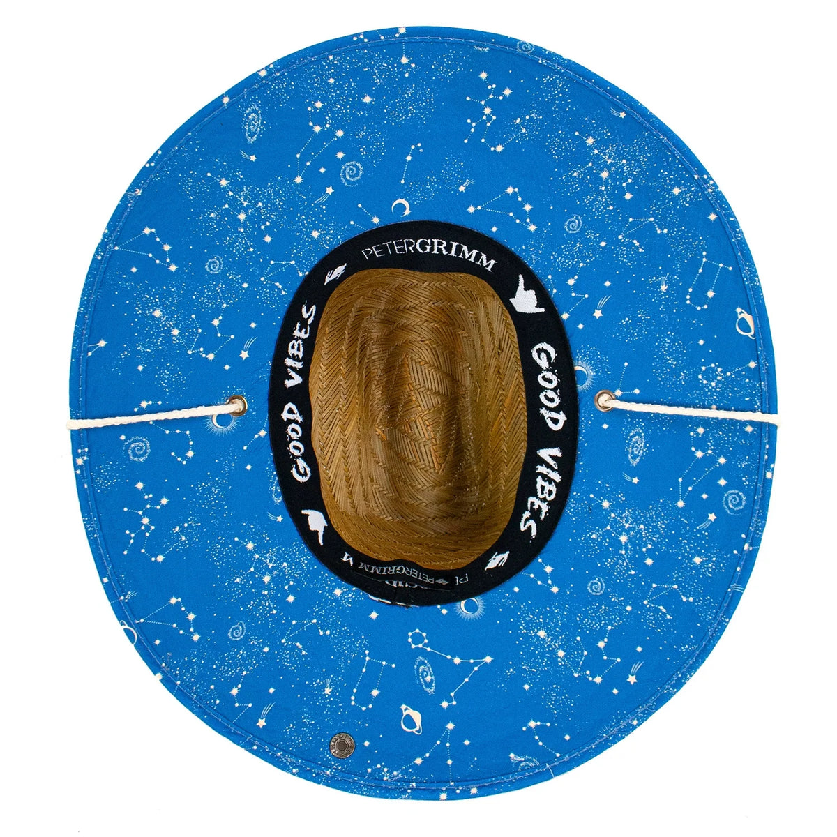Peter Grimm Star Tracker straw lifeguard hat by HatCountry with wide brim and star detailing
