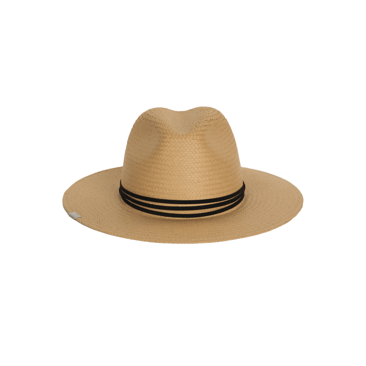 KIN THE LABEL Elevated Collection packable straw hat, front view