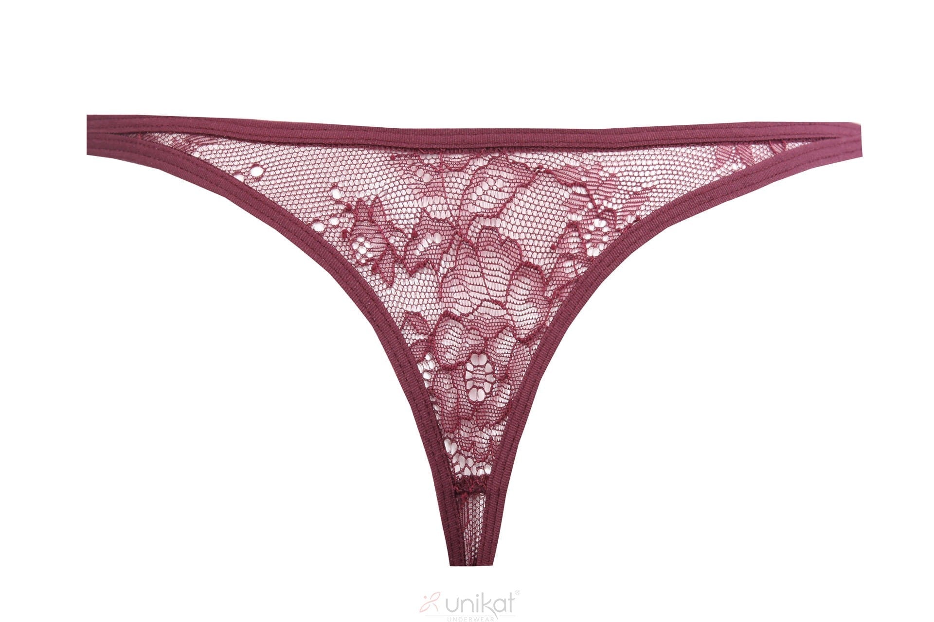 Unikat Caro Sheer Mesh Lace Thong Panty-3