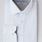Leader Non-Iron Stripe // Dashed Blue