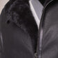 Black B3 Bomber Aviator Shearling Jacket