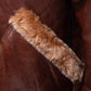 Esa Brown Bomber Sheepskin Shearling Jacket with Large Pockets