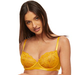 Kinga Sunkiss Sensual Sheer Lace Demi Cup Bra-0