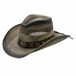 Peter Grimm Sunshine straw cowboy hat by HatCountry with a classic woven design and curved brim