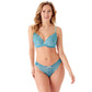 Gossard Superboost Lace Sheer Plunge Bra Ocean Blue-2