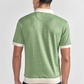 Short Sleeve Sweater Polo Contrast | Moss