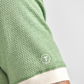 Short Sleeve Sweater Polo Contrast | Moss