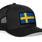 Sweden Flag Trucker Hat  |  Swedish Snapback