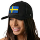Sweden Flag Trucker Hat  |  Swedish Snapback