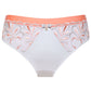 Samanta Sweet Gray Sheer Mesh Tulle Embroidered Brief Panty-2