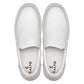 CALTO - T1022 - 2.6 Inches Taller (White) - Lightweight Nappa Leather Loafer