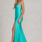 Nox Anabel T1139 Floor Length Fitted Satin Strapless Sweetheart Dress