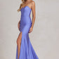 Nox Anabel T1139 Floor Length Fitted Satin Strapless Sweetheart Dress