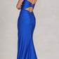Nox Anabel T1139 Floor Length Fitted Satin Strapless Sweetheart Dress