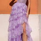 Nox Anabel T1335 Long A-Line Tiered Skirt Lace Applique Sweetheart Dress