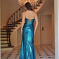 Nox Anabel T1499 Dress Strapless Metallic Satin Fitted Gown